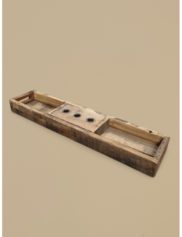 MIELZ-Dienblad-oldwood-kaarshouder-L